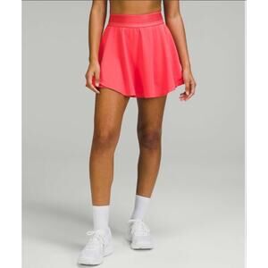 Lululemon Women's Court Rival High-Rise Skirt Long Lip Gloss Skirt Skort Size 12